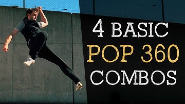 Learn 4 Basic Combos With Pop 360 Kick | Tricking Tutorial