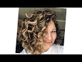 Volume for curly hair. Root lifting