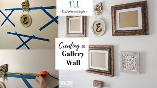 HOW TO CREATE A GALLERY WALL or PICTURE WALL with a few simple and easy steps