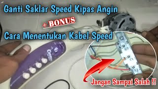 Solusi Speed 2 & 3 Kipas Angin Tidak Berputar
