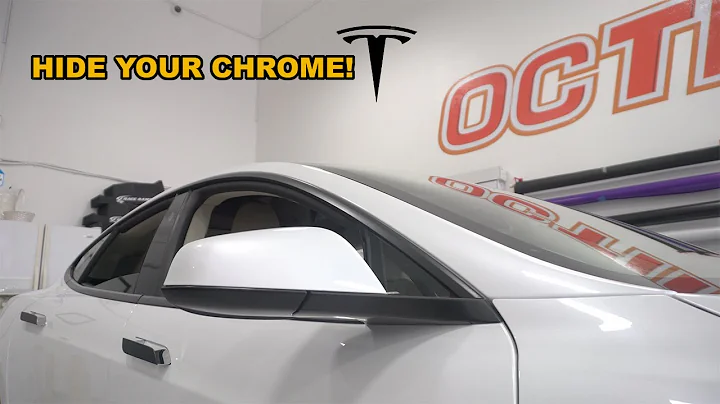 Tesla Model S Chrome Delete #Tesla #chromdelete