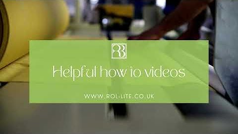 How to change a Roller Blind control side