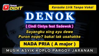 Denok  Karaoke Nada Pria  Cowok  Sadewok  Koplo Pargoy Jaranan  Male Key 