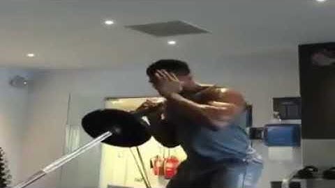 Anthony Joshua training for Kubrat Pulev fight