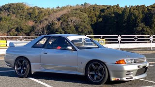 【撮影の一コマ】谷口信輝 スカイライン R32 GT-R で ドリフト！！