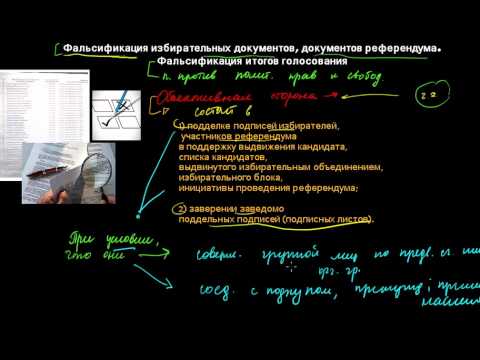 325  Фальсификация избирательных документов, документов референдума  Фальсификация итогов голосовани