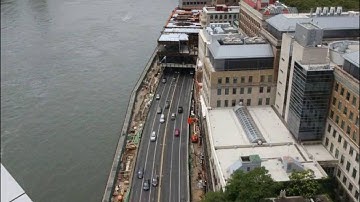 Time lapse Video of the Rockefeller University River building over FDR