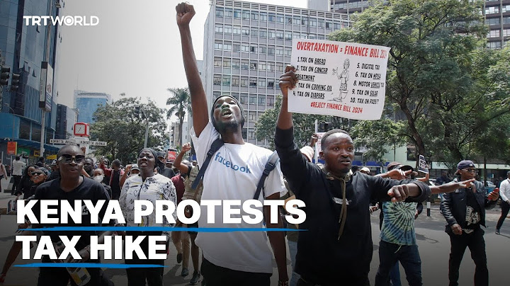 Anti-finance bill protesters clash with police in Nairobi