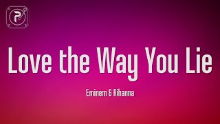 Eminem - Love The Way You Lie (Lyrics) ft. Rihanna Resimi