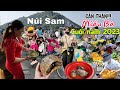 CHỢ NÚI SAM - Đông khách kéo về Miếu Bà Chúa Xứ Núi Sam cuối năm 2023