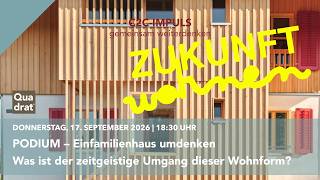 C2C Impuls im Quadrat, 17. September 2026: 'Einfamilienhäuser neu denken'