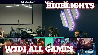 LEC W3D1 All Games Highlights | Week 3 Day 1 S12 LEC Spring 2022