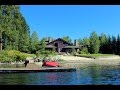 Sandy Lakefront Log Home in McCall, Idaho