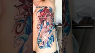 Pokemon rib tattoo