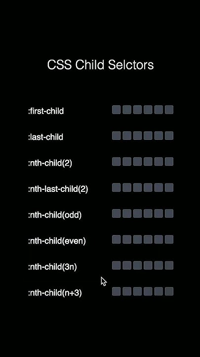 css-child-selector-html-css-child-selector-youtube