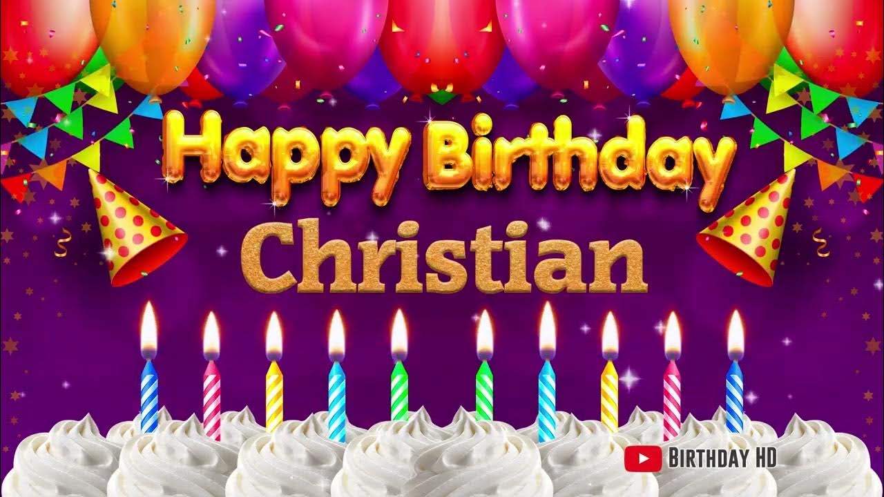 Christian Happy birthday To You - Happy Birthday song name Christian 🎁 ...