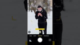 CREATIVE PHOTO WITH SNOW ON PHONE 📱