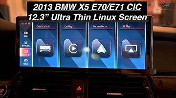 12.3" Linux CarPlay Screen Install on 2013 BMW X5 (E70/E71) CIC