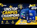 Earn FREE Swags & Goodies! Unstop Campus Champions Program 2026 || Paid Internships || Register Now