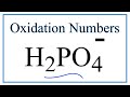 Dihydrogen Phosphate Ion Concepts