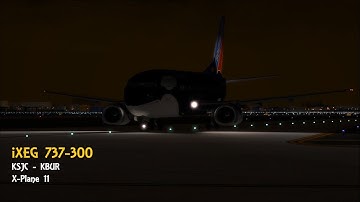 X Plane 11 - Night flight with Reshade