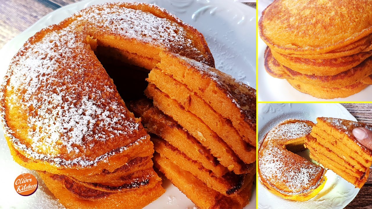 Easy Carrot Pancake Recipe for Healthy Breakfast Oliver Kitchen YouTube