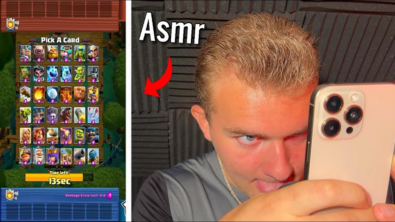 Мегадрафт-челлендж ASMR Clash Royale