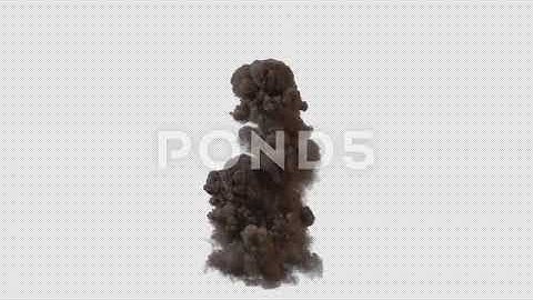 Explosion 1 Vfx Video With Alpha 4K & Full HD