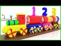 123 train numbers  number song  number names  1 to 10  counting for kids  learn to count