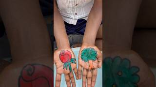 How to make a amazing rose 🌹 and the trees 🌳 drawing #shorts #drawing #viral