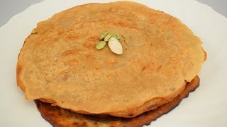 आटे का मीठा चीला बनाने की विधि - Chilla Recipe - राजस्थानी छिलड़ा बनाने का तरीका