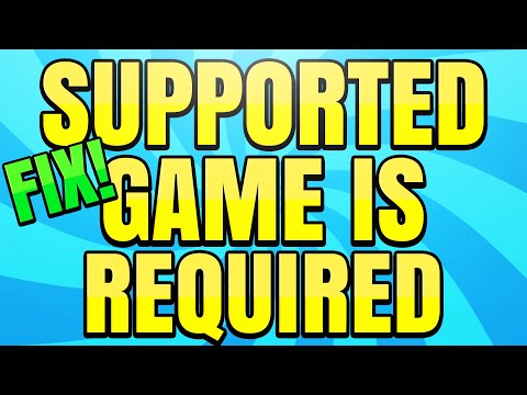 How to Fix Nvidia Game Filter A Supported Game is Required Error