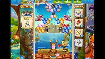 Forest Rescue bubble pop level 124