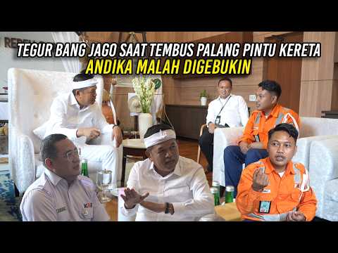 TEGUR BANG JAGO WHEN HE CROSSED THE TRAIN BARRIER | ANDIKA EVEN BREAKED DOWN