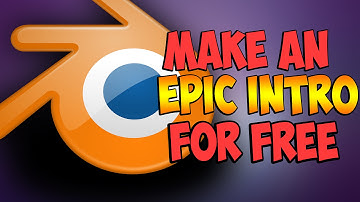 How to make an intro with blender for free! (2015)