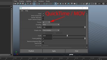 Как вернуть QuickTime MOV h264 в опции Playblast