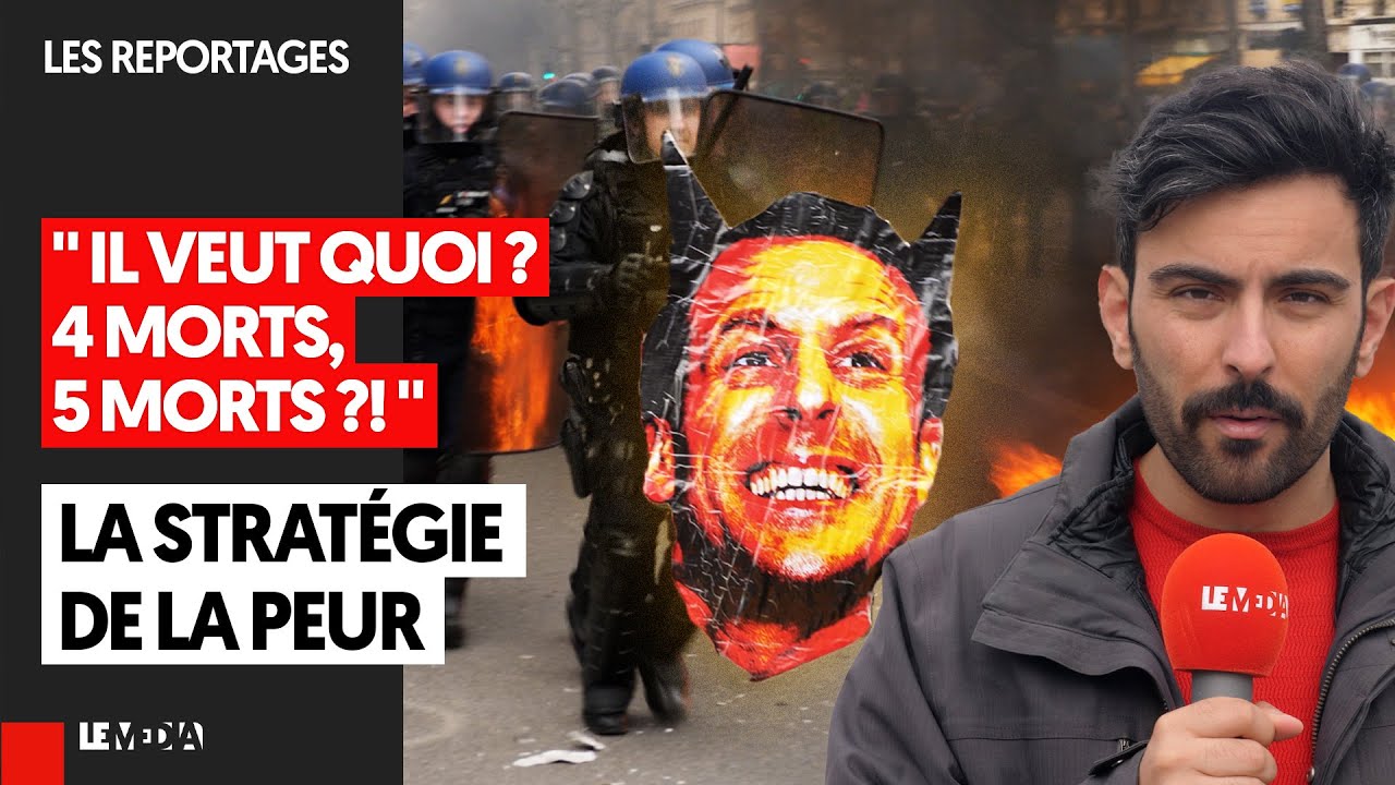 ⁣MACRON FACE AU PEUPLE :  « C’EST LA STRATÉGIE DE LA PEUR »