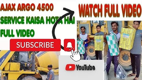 AJAX ARGO 4500 SERVICE FULL VIDEO OPT SAJID BHA ENGINEER AYUB BHAI 👈🚜