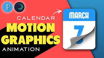 Calendar motion graphics animation || Motion graphics alight motion