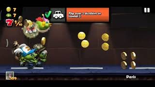 Download lagu Flip over 2 dustbins in tunnel 2 & Do not eat 20 pedestrians : Zombie Tsunami 💯 Working 😍💖💕🧟‍♂️