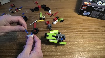 Building Lego Technic Mini CLAAS XERION SET 42102 4K