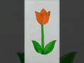 Indian flag easy drawing with flower independence day Republic day drawing #viral #reels #india