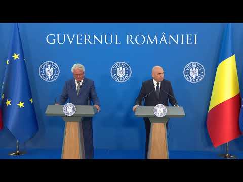 11/03/25 Declarații de presă susținute de premierul I. Bolojan și de CEO Rheinmetall, A. Papperger