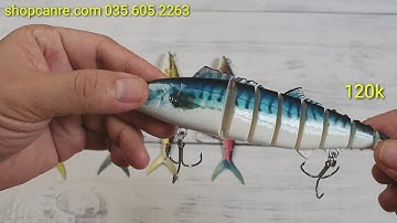 Mồi lure cá khúc câu biển cỡ lớn cá giả lớn câu biển