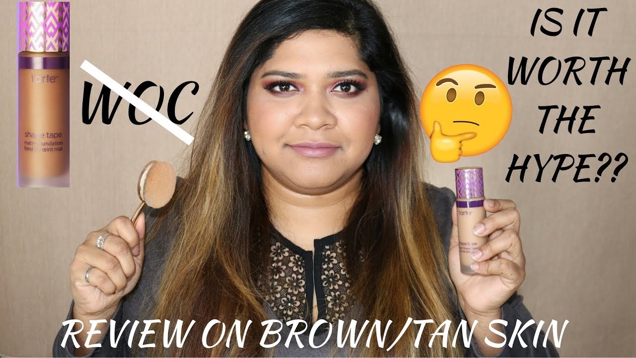 TARTE SHAPE TAPE FOUNDATION & BRUSH - HONEST First Impressions + WEAR ...