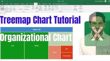 Excel Treemap Chart Tutorial || Organizational Chart