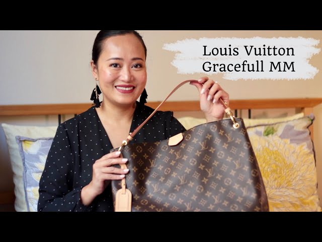 Louis Vuitton Graceful MM Bag Review / Monogram Coated Canvas Print 
