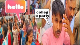 college party 🥳 Ajj hua Veral Mere college me Rawikishan ji ki antri #youtube #veralvideo #party