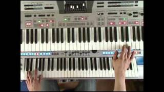 Video thumbnail of "Comment ca va.mp4 Tyros4 et Roland E-80"