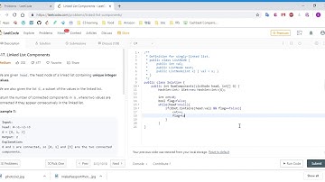 (C#)LeetCode 817  Linked List Components